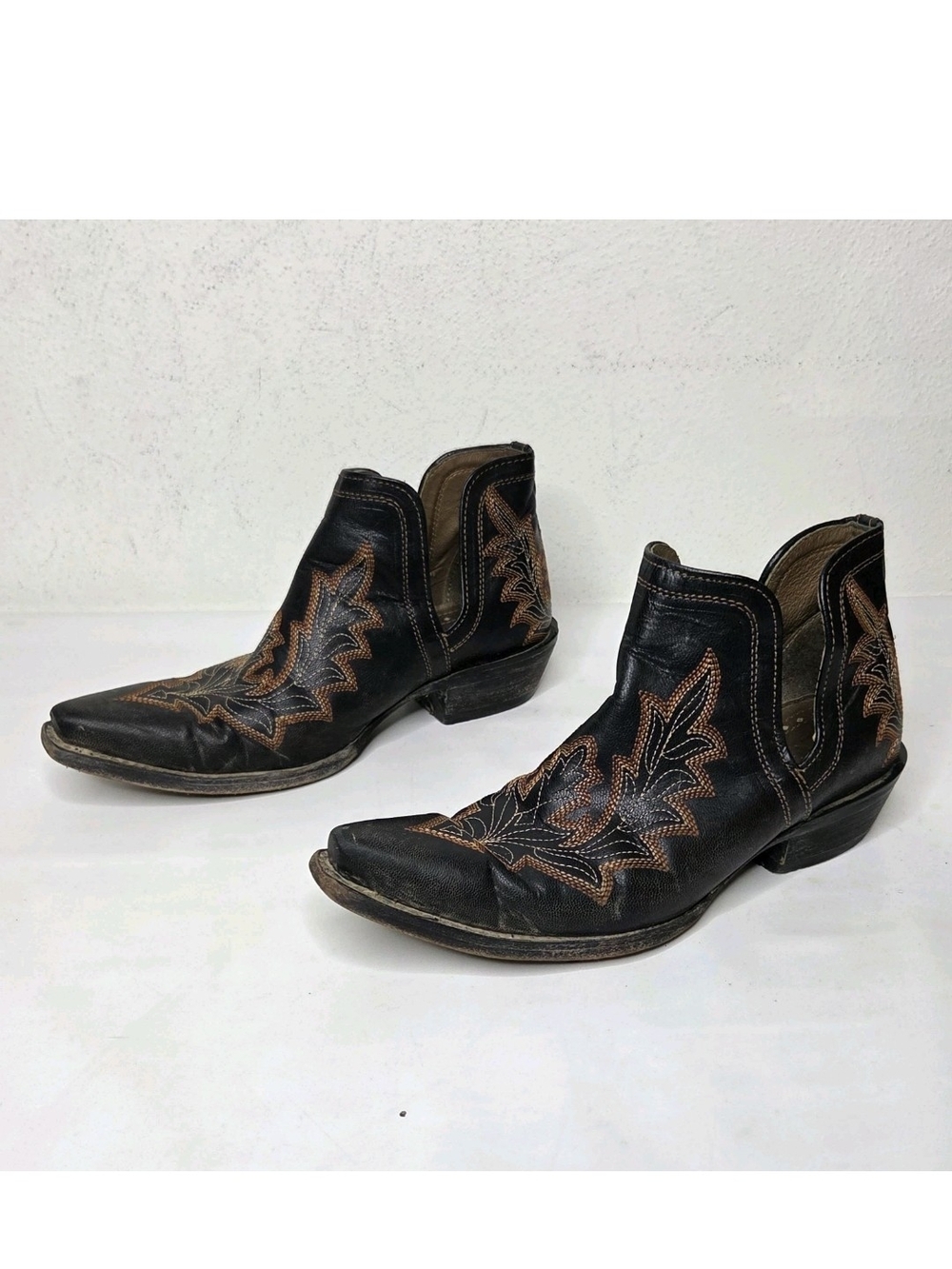 Ariat Dixon Bohemian Black Western  Bootie Womens 8B Indie Sleaze Festival